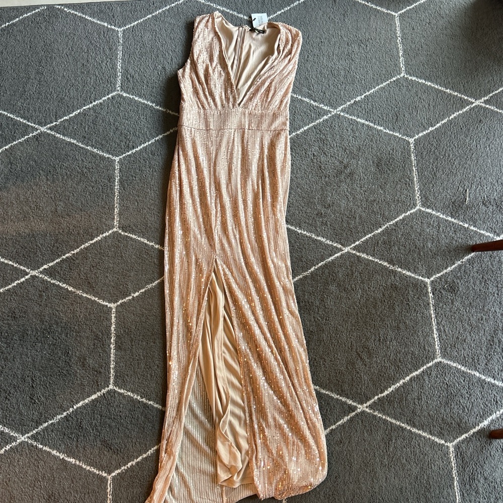 Elegant Sequin Evening Gown